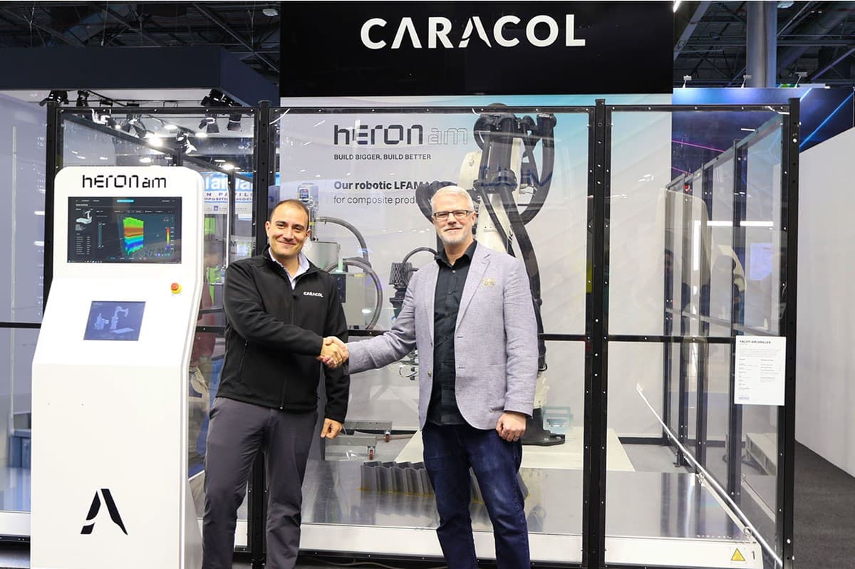 Caracol partners with CNC Robotics to expand large-format additive manufacturing support in the United Kingdom