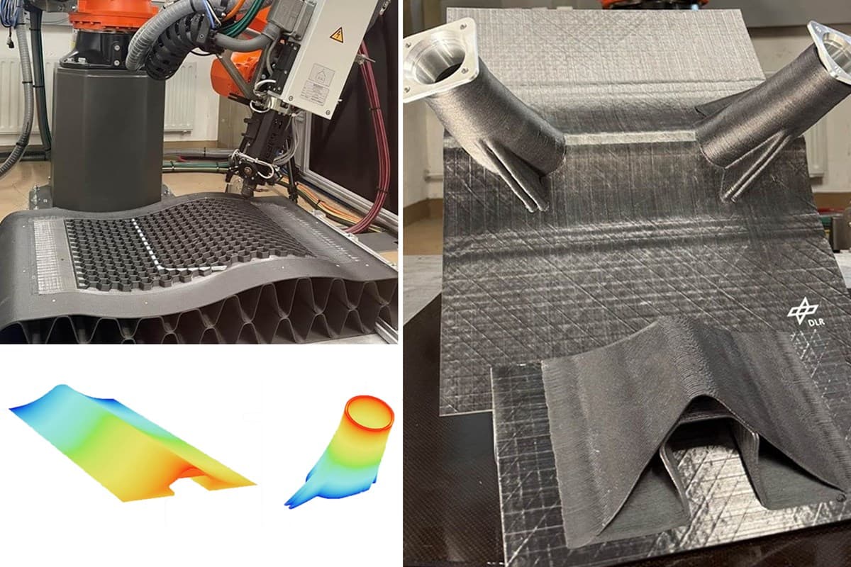 DLR uses Aibuild software to combine AFP and 3D printing for in situ bonding of PEEK on TPC laminates