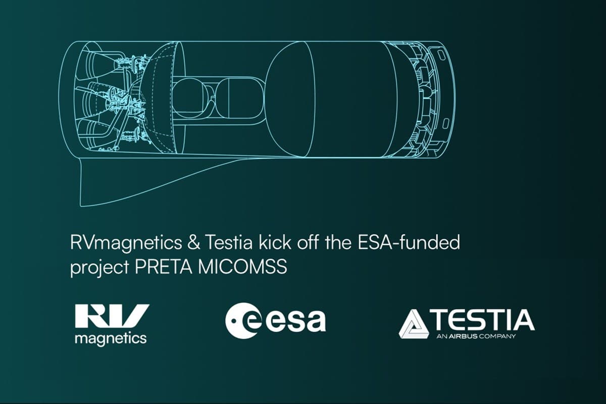 RVmagnetics and Testia launch ESA-funded PRETA MICOMSS project for embedded MicroWire sensors in composite tanks